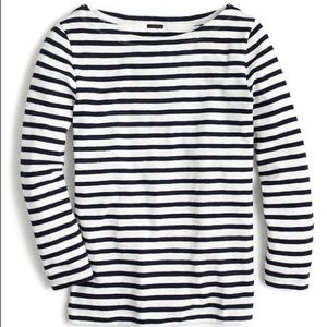 Jcrew boatneck long sleeve tee